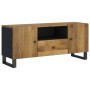 TV-Schrank aus Mangoholz und Sperrholz, 105 x 33,5 x 46 cm von vidaXL, TV-Möbel - Ref: Foro24-351961, Preis: 121,75 €, Rabatt: %