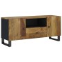 TV-Schrank aus Mangoholz und Sperrholz, 105 x 33,5 x 46 cm von vidaXL, TV-Möbel - Ref: Foro24-351961, Preis: 121,75 €, Rabatt: %