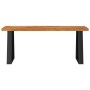 Bench with live edge solid acacia wood 110 cm by vidaXL, Benches for halls and storage - Ref: Foro24-353293, Price: 117,35 €,...