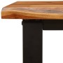 Bench with live edge solid acacia wood 110 cm by vidaXL, Benches for halls and storage - Ref: Foro24-353293, Price: 117,35 €,...