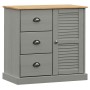 VIGO sideboard with drawers solid gray pine wood 78x40x75 cm by vidaXL, Sideboards - Ref: Foro24-353201, Price: 156,17 €, Dis...