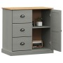 VIGO sideboard with drawers solid gray pine wood 78x40x75 cm by vidaXL, Sideboards - Ref: Foro24-353201, Price: 156,17 €, Dis...