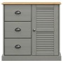 VIGO sideboard with drawers solid gray pine wood 78x40x75 cm by vidaXL, Sideboards - Ref: Foro24-353201, Price: 156,17 €, Dis...