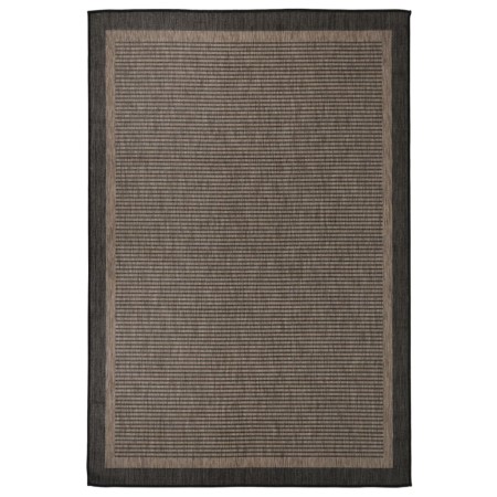 Alfombra de exterior de tejido plano marrón oscuro 160x230 cm de vidaXL, Alfombras - Ref: Foro24-340846, Precio: 63,02 €, Des...