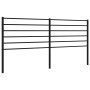 Cabecero de metal negro 193 cm de vidaXL, Cabeceros y pies de cama - Ref: Foro24-352356, Precio: 37,91 €, Descuento: %