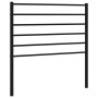 Black metal headboard 90 cm by vidaXL, Headboards and footboards - Ref: Foro24-352347, Price: 23,76 €, Discount: %