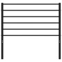 Black metal headboard 90 cm by vidaXL, Headboards and footboards - Ref: Foro24-352347, Price: 23,76 €, Discount: %