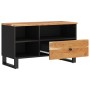 Mueble de TV madera acacia y madera de ingeniería 80x33x46 cm de vidaXL, Muebles TV - Ref: Foro24-351975, Precio: 77,39 €, De...