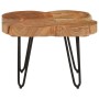 Solid acacia wood coffee table with 4 tree trunk legs, 36 cm high. by vidaXL, Coffee table - Ref: Foro24-353301, Price: 125,9...