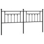 Cabecero de metal negro 193 cm de vidaXL, Cabeceros y pies de cama - Ref: Foro24-353574, Precio: 47,54 €, Descuento: %