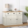 VIGO Sideboard mit Schubladen aus massivem weißem Kiefernholz 113x40x75cm von vidaXL, Sideboards - Ref: Foro24-353191, Preis:...