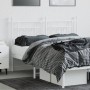 Cabecero de metal blanco 150 cm de vidaXL, Cabeceros y pies de cama - Ref: Foro24-353620, Precio: 49,85 €, Descuento: %