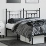 Black metal headboard 150 cm by vidaXL, Headboards and footboards - Ref: Foro24-353571, Price: 49,85 €, Discount: %