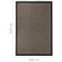 Alfombra de exterior de tejido plano marrón oscuro 160x230 cm de vidaXL, Alfombras - Ref: Foro24-340846, Precio: 63,02 €, Des...