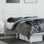 Cabecero de metal blanco 140 cm de vidaXL, Cabeceros y pies de cama - Ref: Foro24-353619, Precio: 47,99 €, Descuento: %