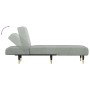 Light gray velvet chaise lounge sofa by vidaXL, Daybeds - Ref: Foro24-352793, Price: 153,99 €, Discount: %