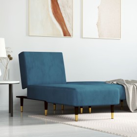 Blue Velvet Divan Sofa by vidaXL, Daybeds - Ref: Foro24-352801, Price: 158,04 €, Discount: %