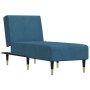 Diwansofa aus blauem Samt von vidaXL, Tagesbetten - Ref: Foro24-352801, Preis: 158,04 €, Rabatt: %