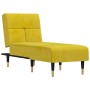 Sofá diván de terciopelo amarillo de vidaXL, Divanes - Ref: Foro24-352812, Precio: 161,90 €, Descuento: %