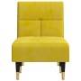 Sofá diván de terciopelo amarillo de vidaXL, Divanes - Ref: Foro24-352812, Precio: 161,90 €, Descuento: %