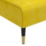 Sofá diván de terciopelo amarillo de vidaXL, Divanes - Ref: Foro24-352812, Precio: 161,90 €, Descuento: %