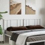 White metal headboard 200 cm by vidaXL, Headboards and footboards - Ref: Foro24-352567, Price: 23,99 €, Discount: %