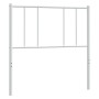 Cabecero de metal blanco 107 cm de vidaXL, Cabeceros y pies de cama - Ref: Foro24-352559, Precio: 19,74 €, Descuento: %