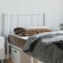 White metal headboard 107 cm by vidaXL, Headboards and footboards - Ref: Foro24-352559, Price: 19,74 €, Discount: %