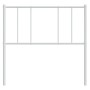 White metal headboard 107 cm by vidaXL, Headboards and footboards - Ref: Foro24-352559, Price: 19,74 €, Discount: %