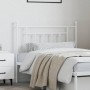 Cabecero de metal blanco 100 cm de vidaXL, Cabeceros y pies de cama - Ref: Foro24-353615, Precio: 33,61 €, Descuento: %