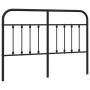 Cabecero de metal negro 150 cm de vidaXL, Cabeceros y pies de cama - Ref: Foro24-352612, Precio: 51,32 €, Descuento: %