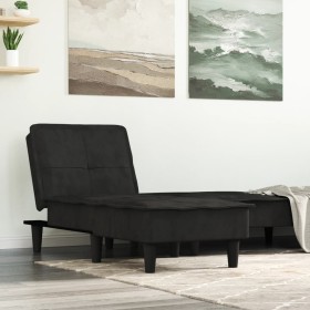 Black Velvet Divan Sofa by vidaXL, Daybeds - Ref: Foro24-352847, Price: 142,91 €, Discount: %