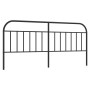 Cabecero de metal negro 193 cm de vidaXL, Cabeceros y pies de cama - Ref: Foro24-353672, Precio: 35,48 €, Descuento: %