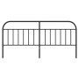 Cabecero de metal negro 193 cm de vidaXL, Cabeceros y pies de cama - Ref: Foro24-353672, Precio: 35,48 €, Descuento: %