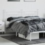 Cabecero de metal blanco 160 cm de vidaXL, Cabeceros y pies de cama - Ref: Foro24-353621, Precio: 51,20 €, Descuento: %