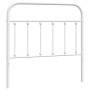 White metal headboard 100 cm by vidaXL, Headboards and footboards - Ref: Foro24-352656, Price: 30,08 €, Discount: %