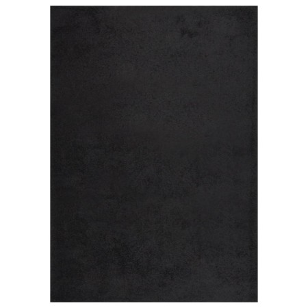 Alfombra de pelo largo negro 140x200 cm de vidaXL, Alfombras - Ref: Foro24-342123, Precio: 65,99 €, Descuento: %