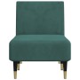 Sofá diván de terciopelo verde oscuro de vidaXL, Divanes - Ref: Foro24-352804, Precio: 157,78 €, Descuento: %