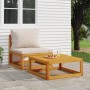 Solid acacia wood coffee table 68x68x29 cm by vidaXL, Modular outdoor sofas - Ref: Foro24-360024, Price: 77,86 €, Discount: %