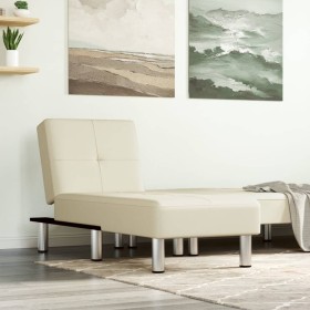 Cream Faux Leather Daybed by vidaXL, Daybeds - Ref: Foro24-352850, Price: 145,99 €, Discount: %