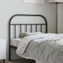 Black metal headboard 100 cm by vidaXL, Headboards and footboards - Ref: Foro24-353664, Price: 26,16 €, Discount: %