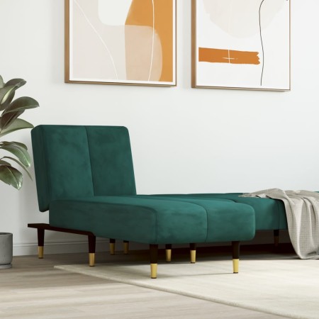 Dark Green Velvet Divan Sofa by vidaXL, Daybeds - Ref: Foro24-352795, Price: 152,11 €, Discount: %