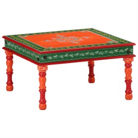 Hand painted solid orange mango wood coffee table by vidaXL, Coffee table - Ref: Foro24-353765, Price: 62,99 €, Discount: %