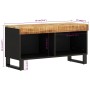 TV-Schrank aus massivem Mangoholz, 85 x 33 x 43,5 cm von vidaXL, CD- und DVD-Speicher - Ref: Foro24-352893, Preis: 86,65 €, R...