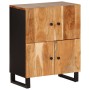 Sideboard with 4 doors solid acacia wood 60x33x75 cm by vidaXL, Sideboards - Ref: Foro24-352918, Price: 142,99 €, Discount: %