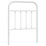 White metal headboard 75 cm by vidaXL, Headboards and footboards - Ref: Foro24-352653, Price: 28,99 €, Discount: %