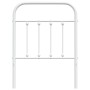 White metal headboard 75 cm by vidaXL, Headboards and footboards - Ref: Foro24-352653, Price: 28,99 €, Discount: %