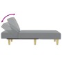 Light gray fabric daybed sofa by vidaXL, Daybeds - Ref: Foro24-352822, Price: 148,10 €, Discount: %