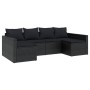 Set de muebles de jardín 2 pzas y cojines ratán sintético negro de vidaXL, Conjuntos de jardín - Ref: Foro24-362345, Precio: ...