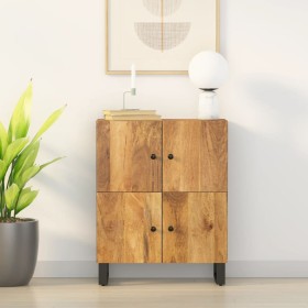 Sideboard with 4 doors solid mango wood 60x33x75 cm by vidaXL, Sideboards - Ref: Foro24-352920, Price: 140,38 €, Discount: %